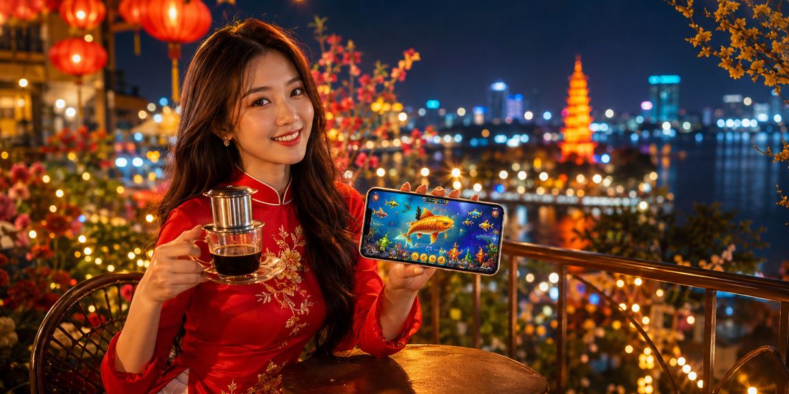 Người dùng tại Hà Nội đăng nhập vào nền tảng giải trí trực tuyến trên điện thoại