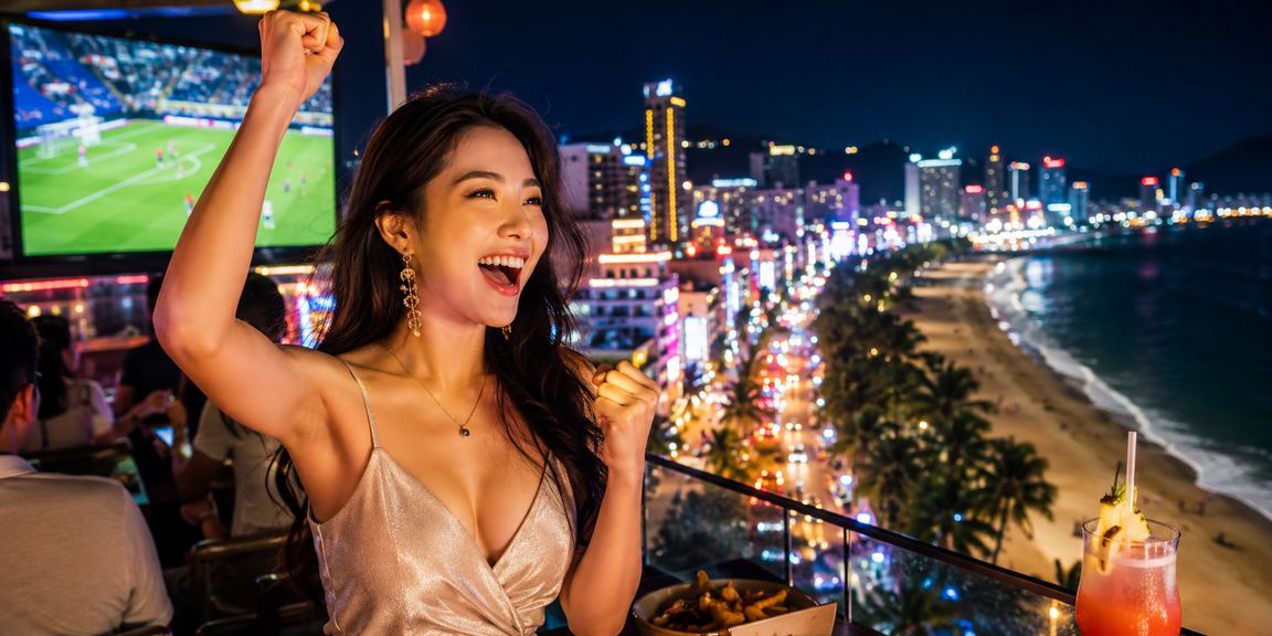 Cảnh chợ đêm Nha Trang với bầu không khí lễ hội và ưu đãi VIP dành cho thành viên